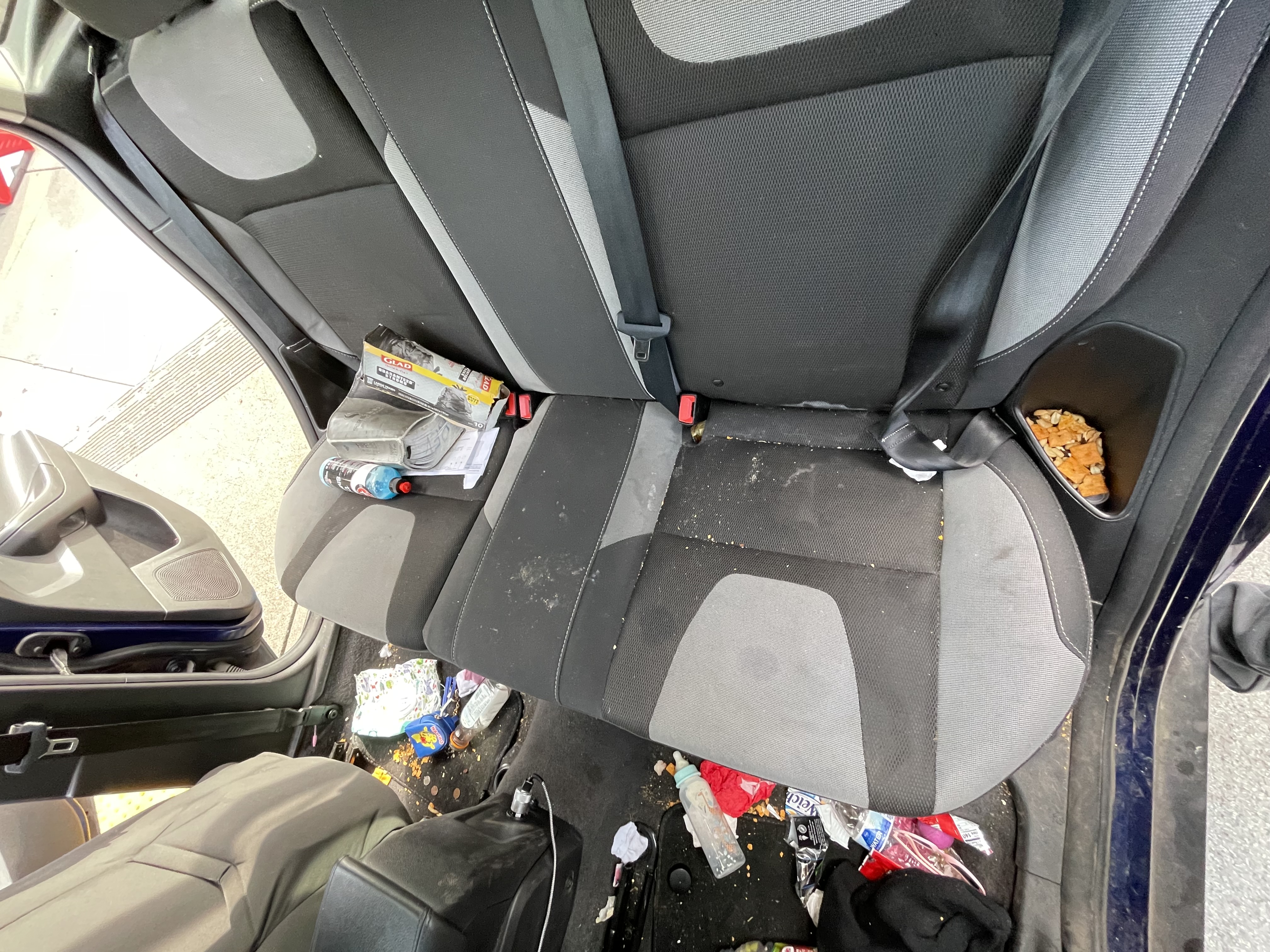 Immaculate leather interior of a luxury car after premium detailing