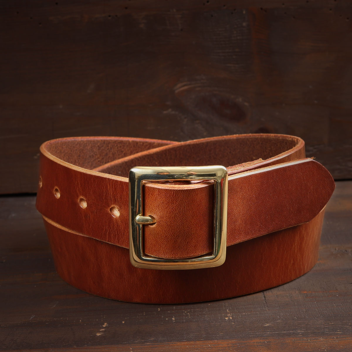 Bridle leather belt.