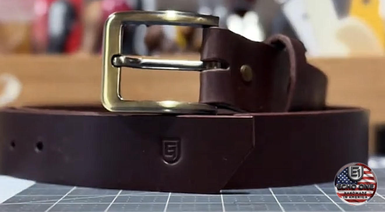 Bridle leather belt.