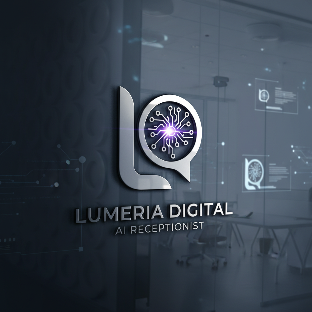 Company logo mark for AI receptionist brand