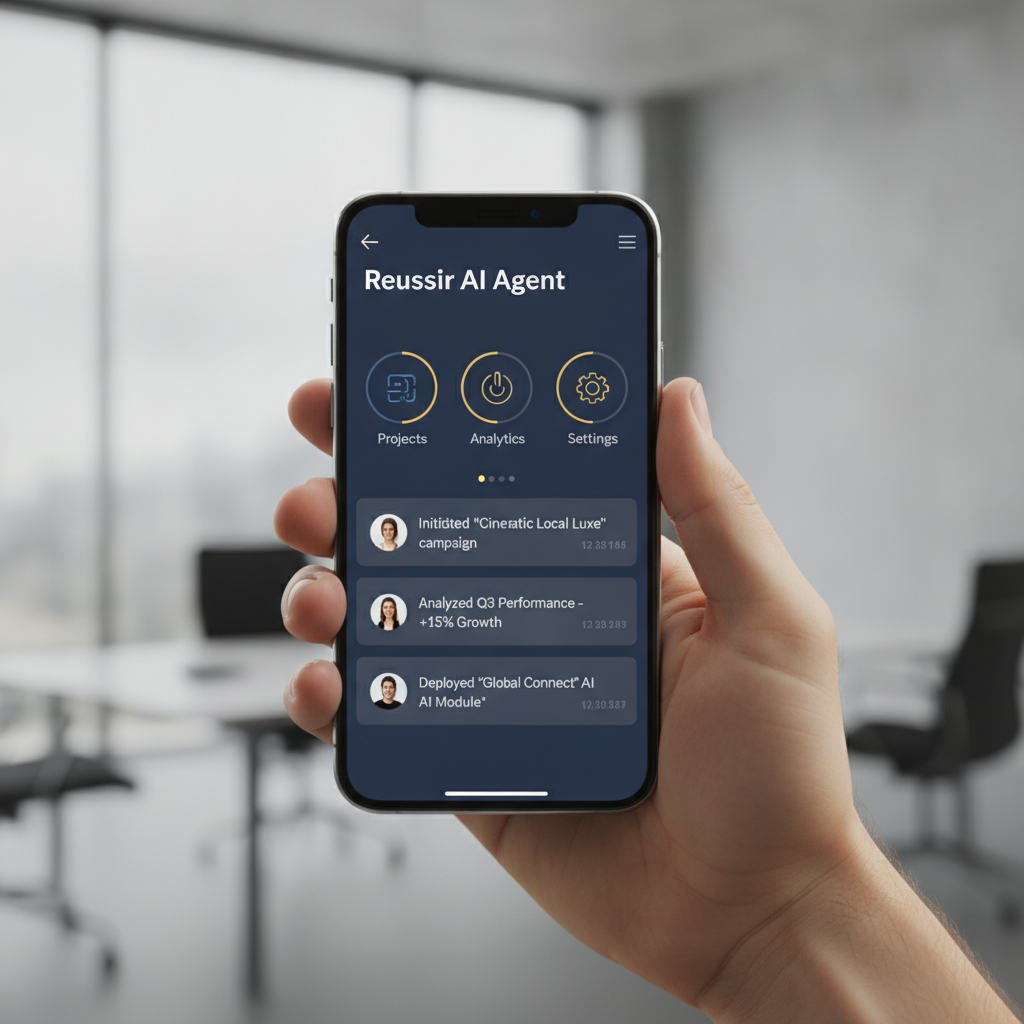 Mobile app interface
