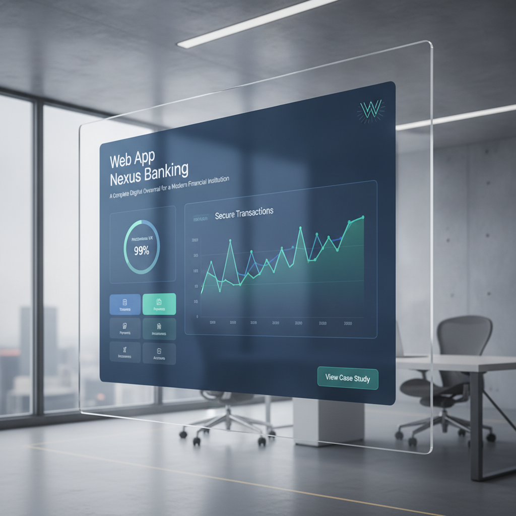 Modern Fintech Banking Dashboard Interface Design by Wolin Digital