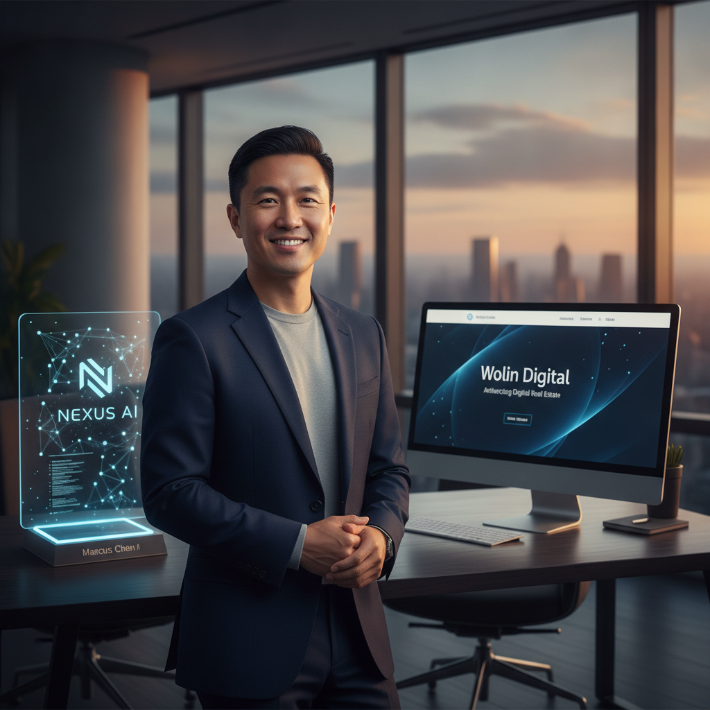 Portrait of Tech Startup CEO who hired Wolin Digital
