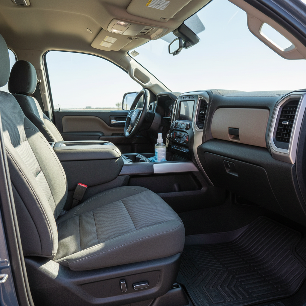 Featured clean truck interior