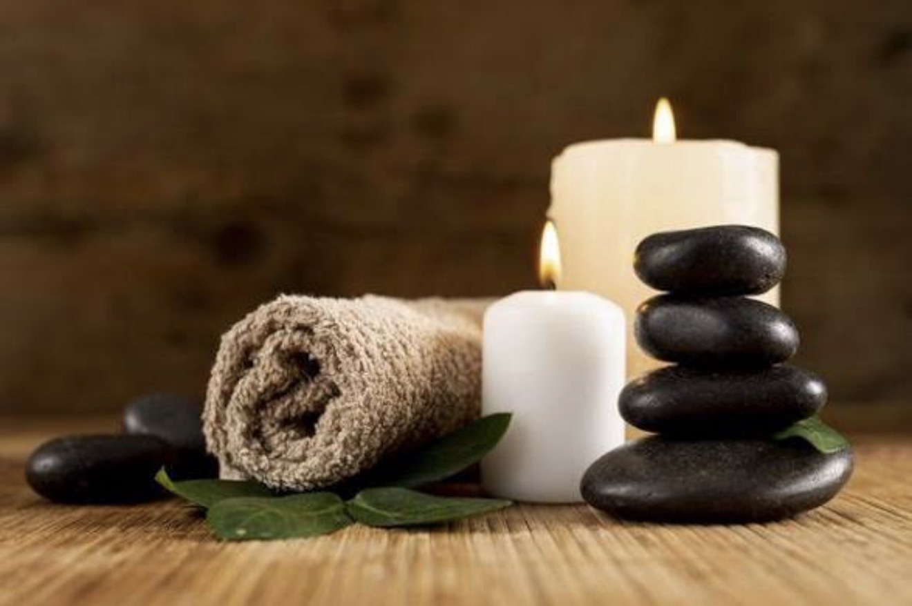 Spa Candles & Stones