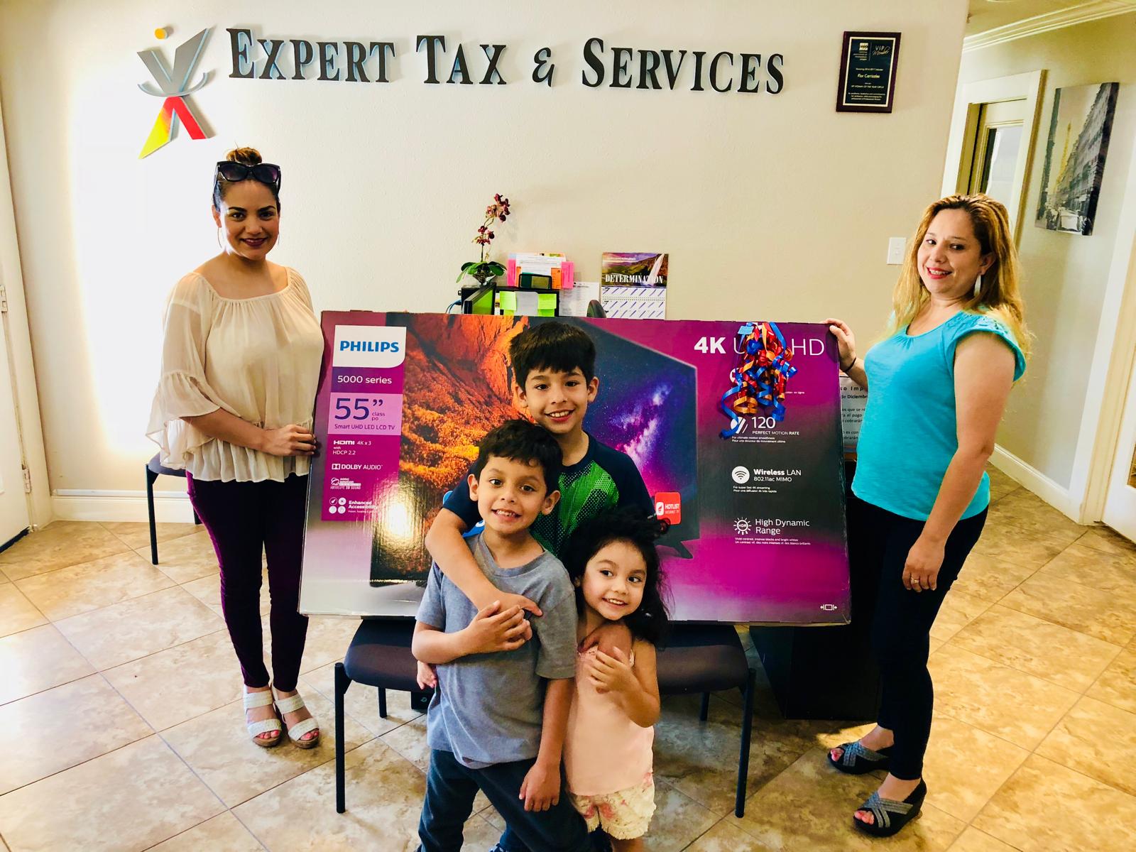 Team of tax experts collaborating on financial documents