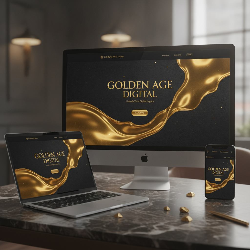 A sleek and modern bespoke website design agency office in Lagos Nigeria with collaborative workspaces and large screens showing data visualizations.