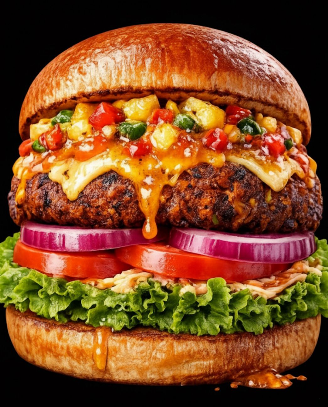 A delicious Hawaiian Killer burger