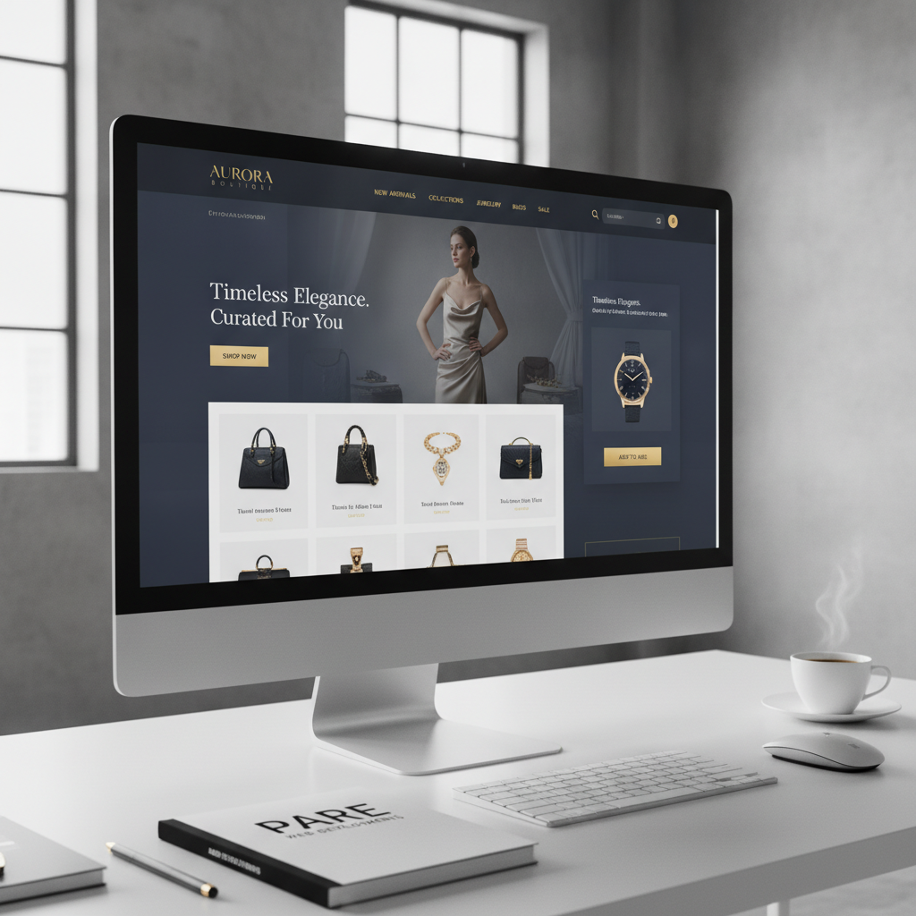 High conversion bespoke e-commerce storefront website design