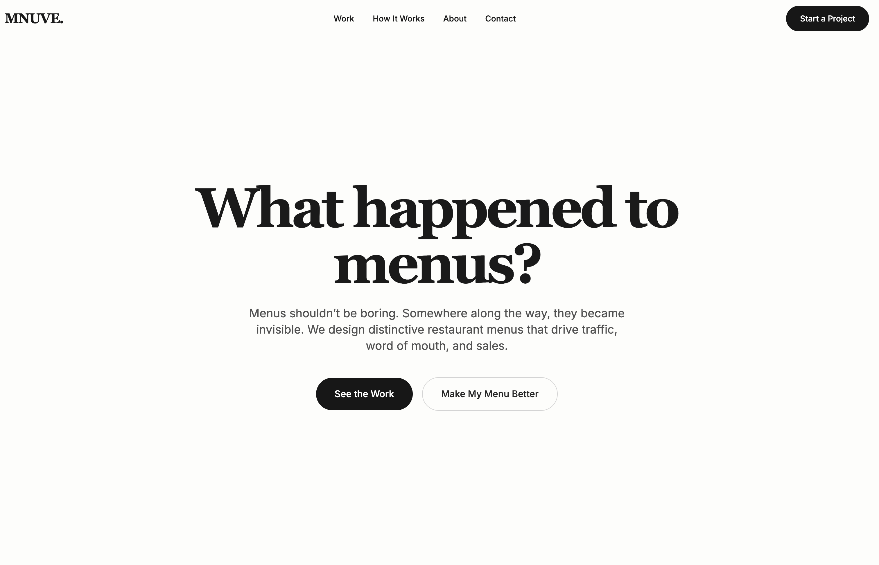 A modern, clean website design