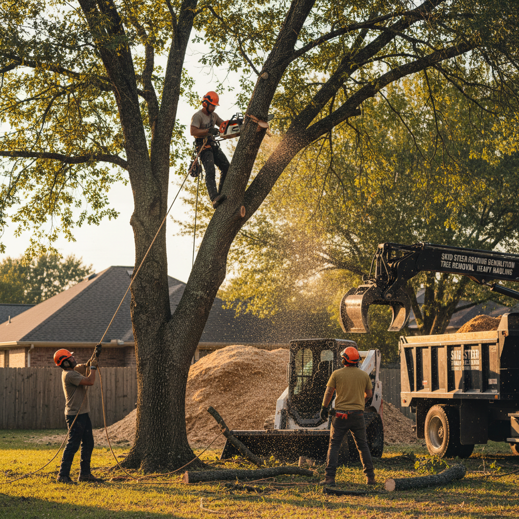 Tree removal work