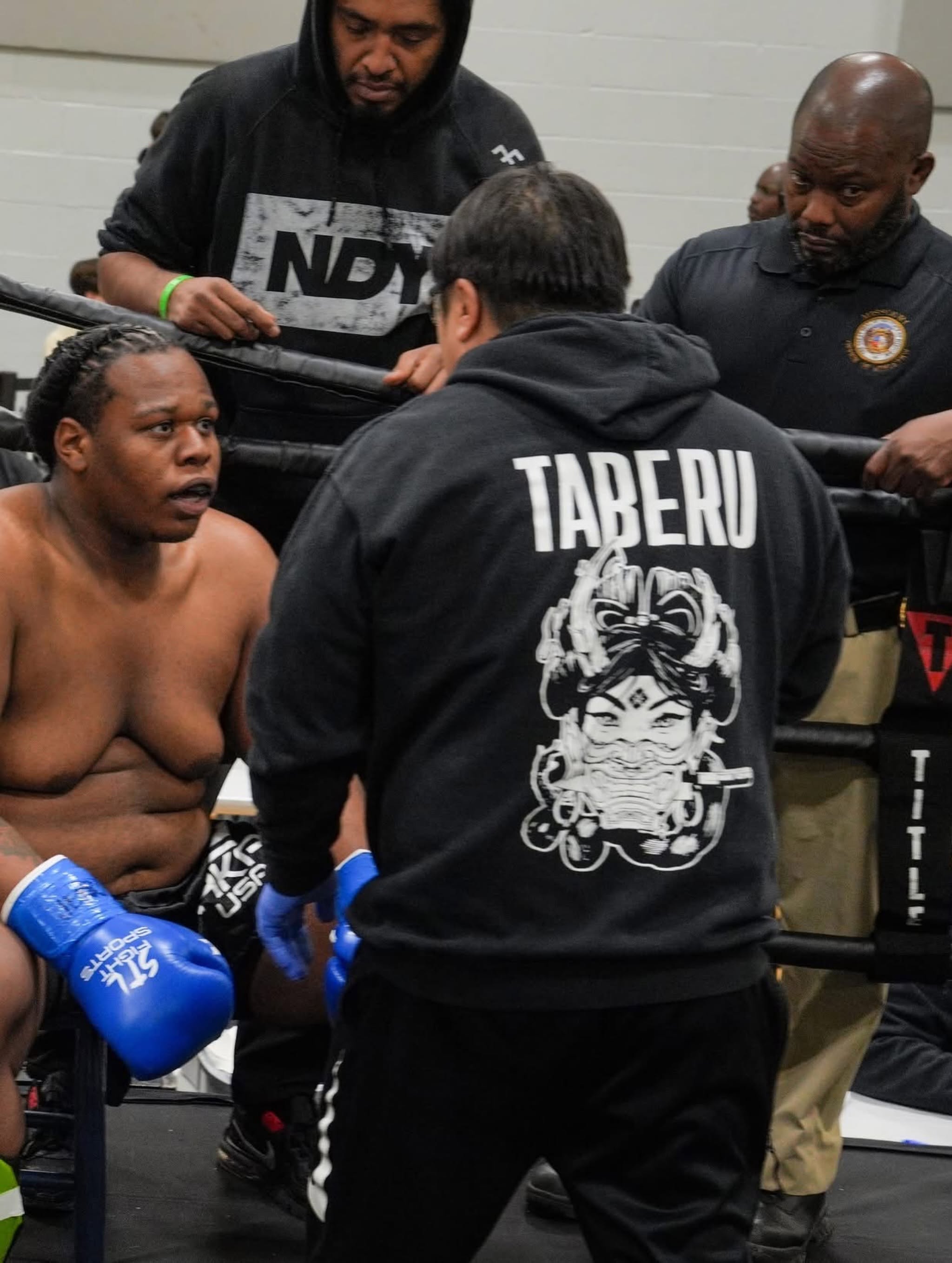 Coach Coach Jared head coach at Modern Combat Systems in fight stance