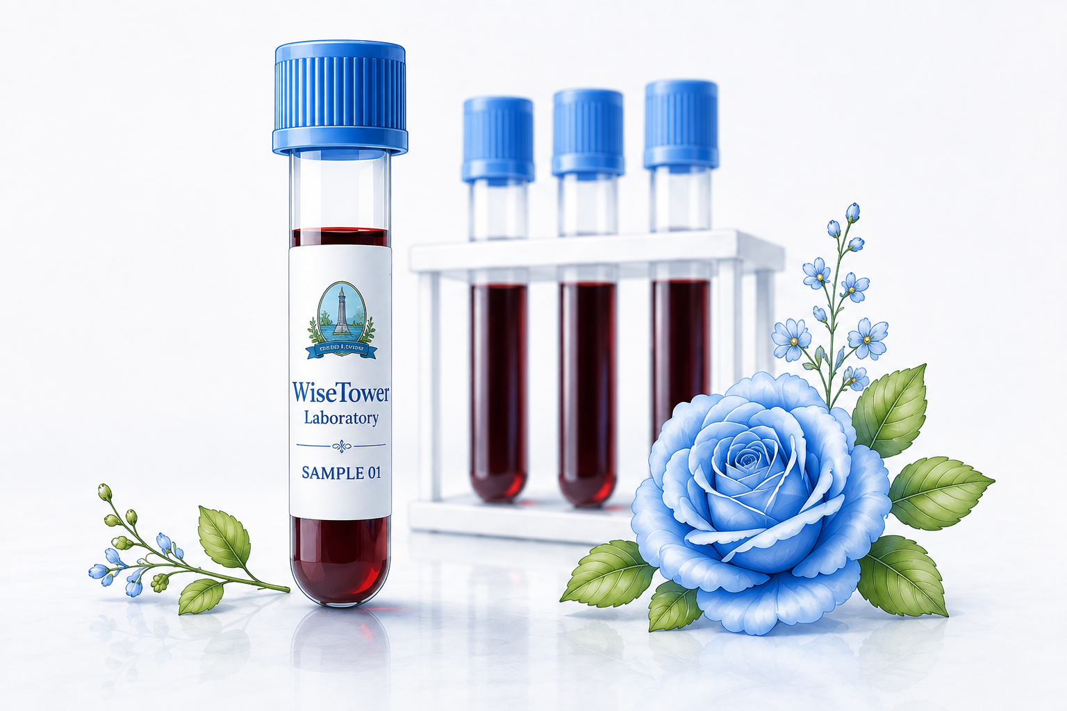 Laboratory test tubes and vials for clinical specimen diagnostics
