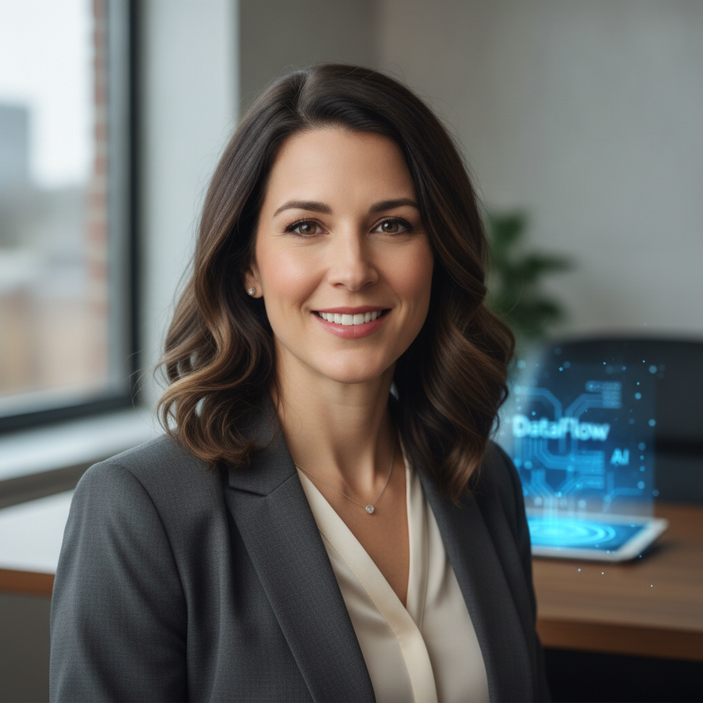 Headshot of Emily Johnson, Founder of DataFlow