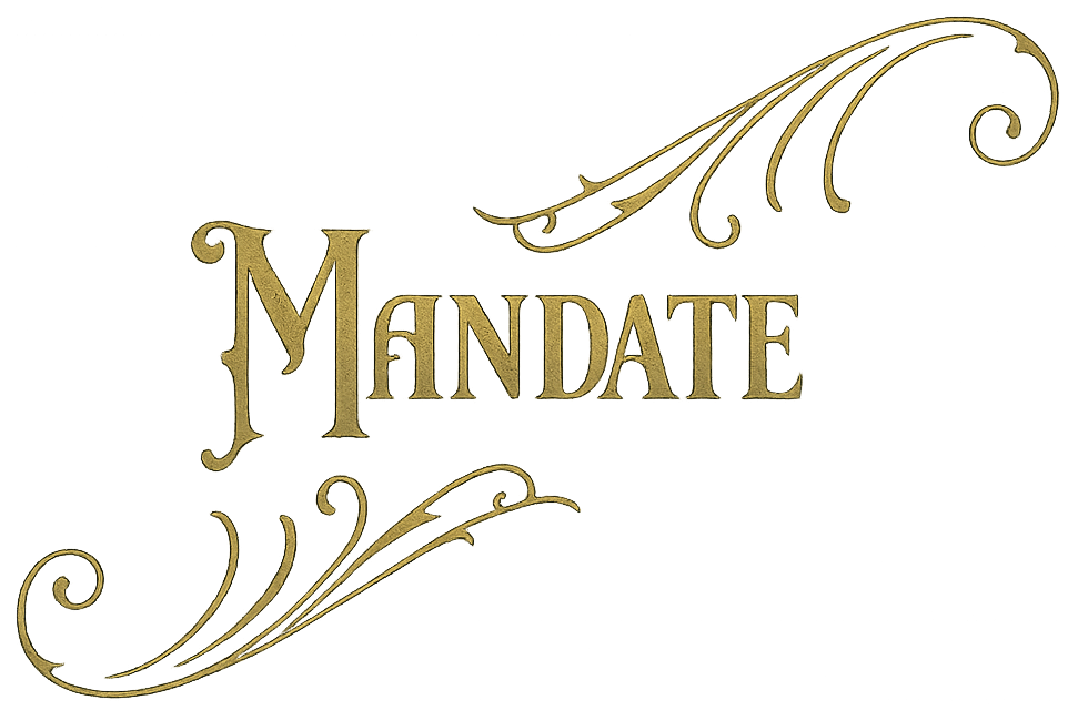 Mandate Barbershop Logo