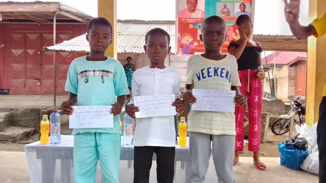 Orphan children receiving education