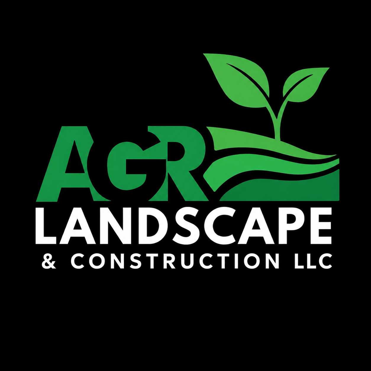 CEO of AGR Landscape meeting with happy client in beautiful backyard
