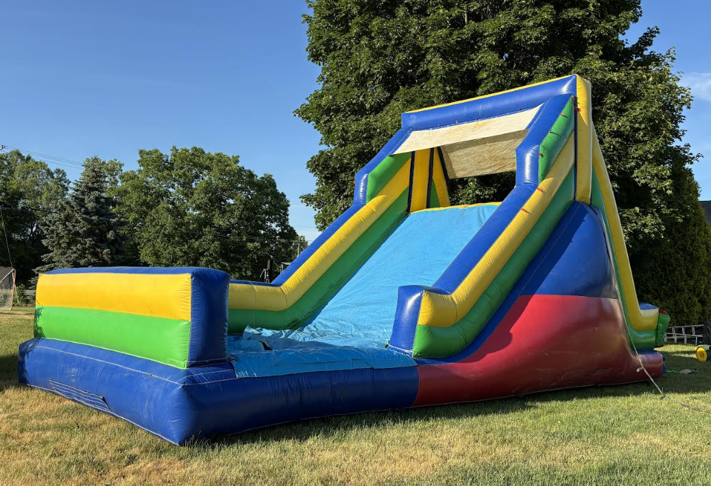  The ultimate wide-format slide that delivers a smooth, thrilling ride for kids of all ages, bringing endless backyard fun to new heights.