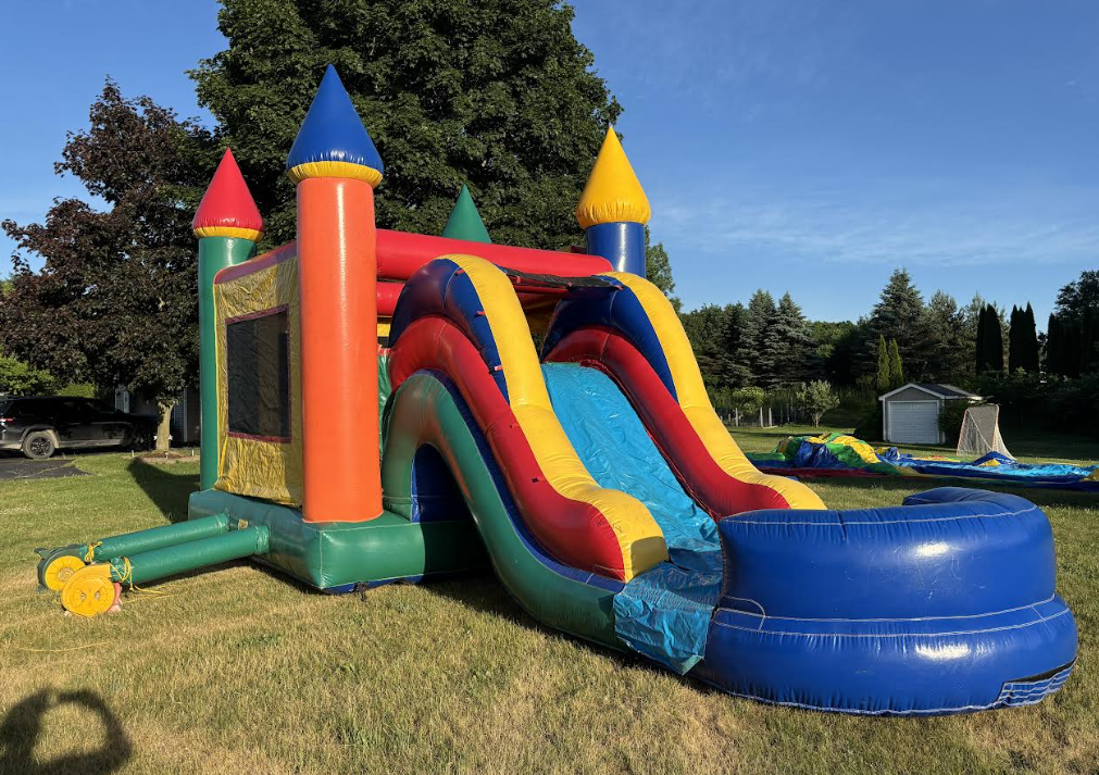  Rule the backyard kingdom with this epic castle playset featuring a built-in slide, sparking imaginative adventures fit for royalty.