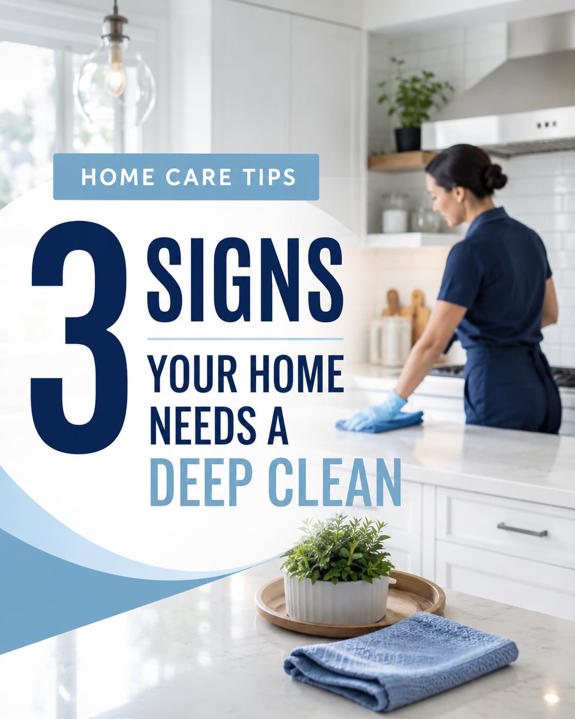 Sample educational tip post for a cleaning business