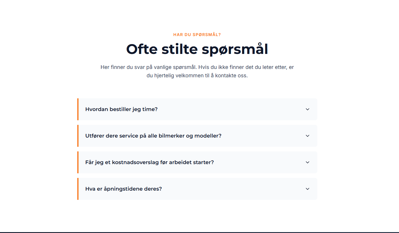 Demo nettside for en profesjonell renholdsbedrift med tjenesteoversikt