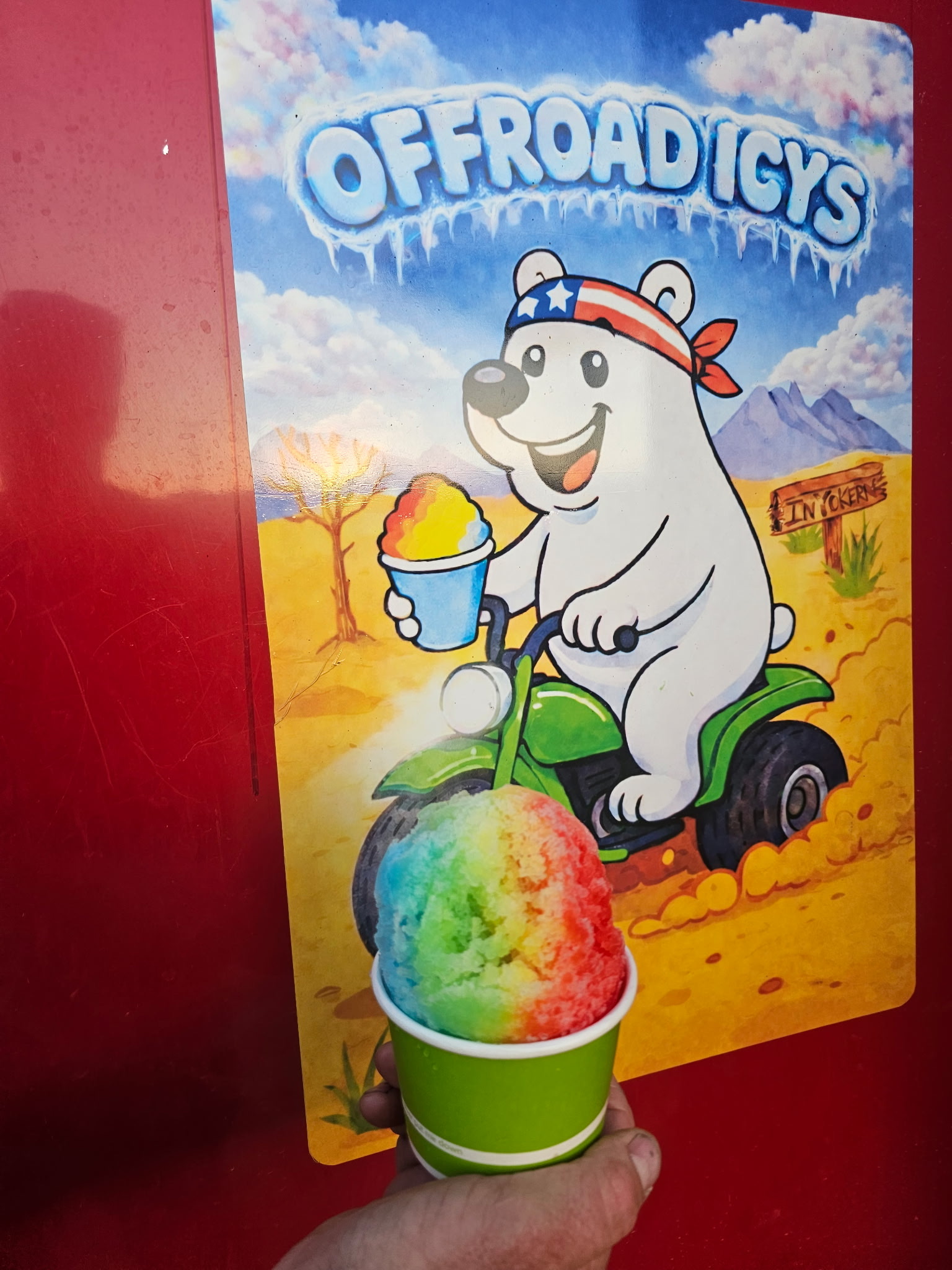 OG Rainbow blue raspberry, banana, and tiger's blood Icey